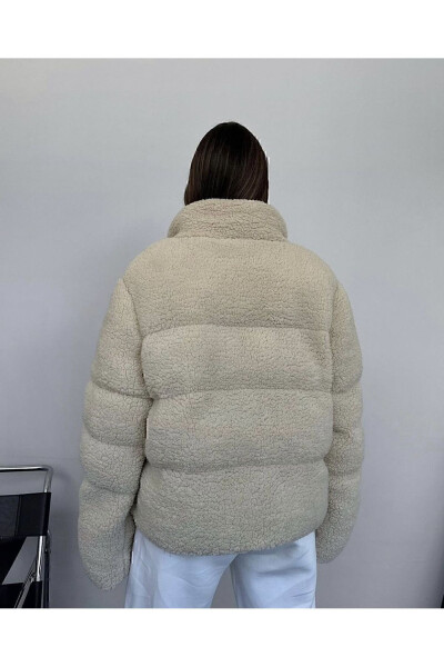 Plush Embossed Teddy Puffer Jacket - 18