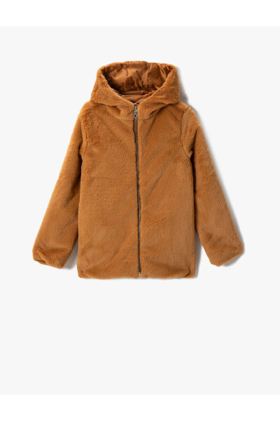 Plush hooded jacket - 3