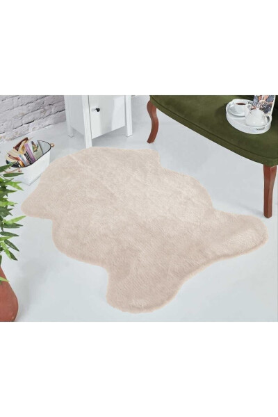 Plush Rug Cream 60x100 80x130 80x150 100x150 120x180 Cm - 7