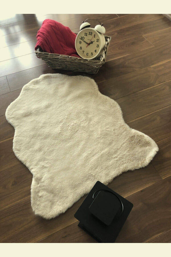 Plush Rug Cream 60x100 80x130 80x150 100x150 120x180 Cm - 8