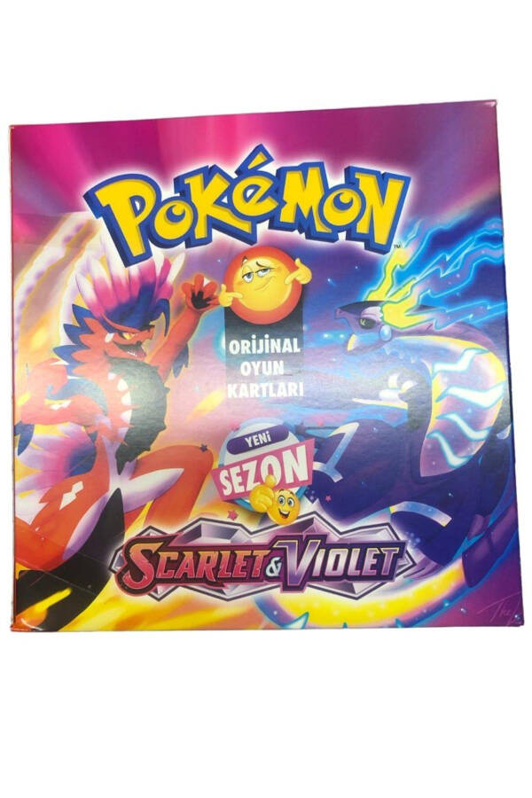 Pokemon Scarlet&Violet Yangi Mavsum Asl O'yin Kartalari 200 ta - 14