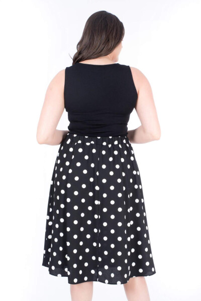 Polka Dot Bell Skirt - 3