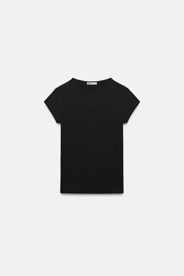 POLYAMIDE T-SHIRT - Black - 24