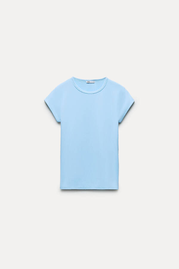 POLYAMIDE T-SHIRT - Light Blue - 25