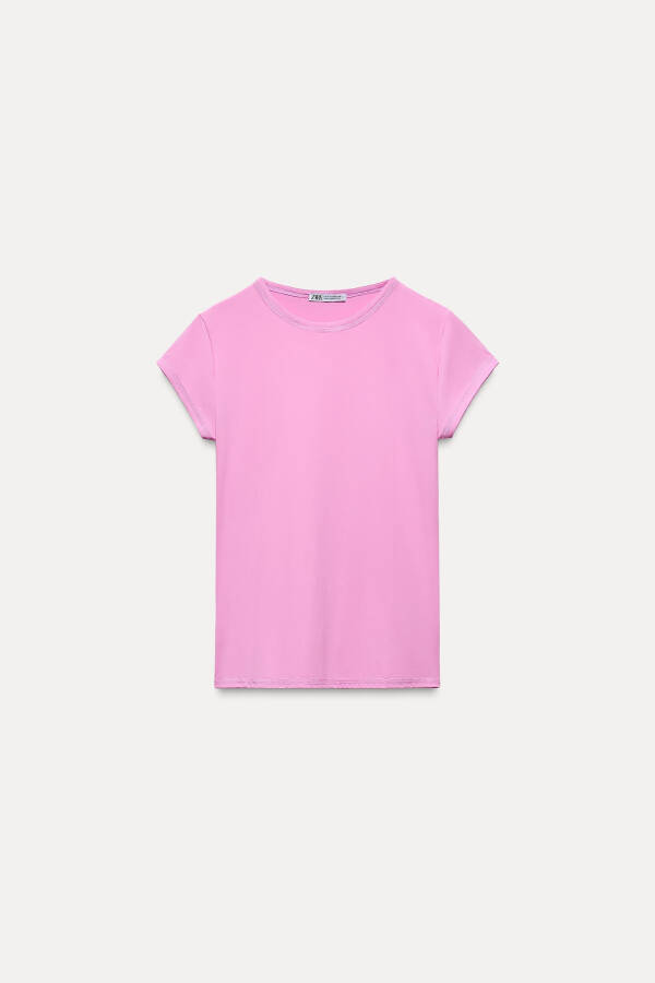 POLYAMIDE T-SHIRT - Pink - 22