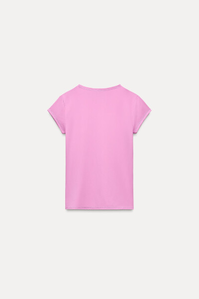 POLYAMIDE T-SHIRT - Pink - 23