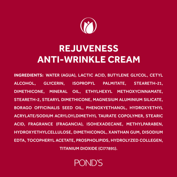 Pond's Rejuveness Anti-Kırışıklık Kremi, Tüm Cilt Tipleri için Anti-Aging Yüz Nemlendirici 200 g - 5