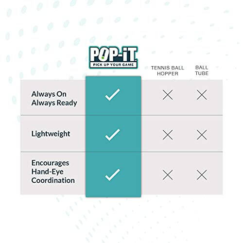 Pop-It Tenis Topu Toplayıcı (Genç Boyu Yeşil) Tenis Aksesuarları, Kompakt ve Seyahat Dostu, Tenis Ekipmanları - 7