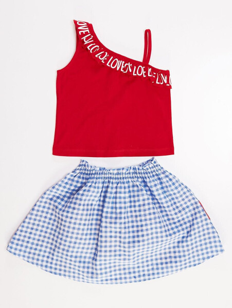 Poppy Girl T-shirt Skirt Set - 4