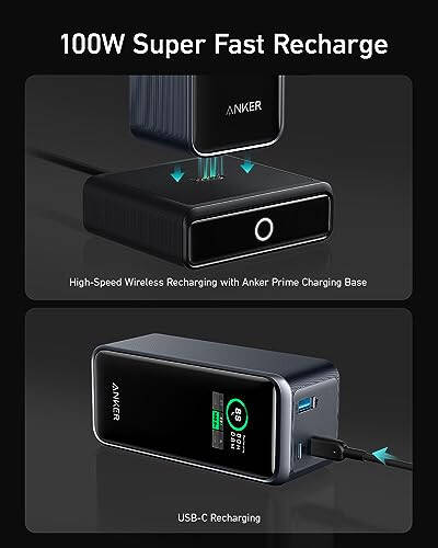 Портативный зарядный блок Anker Prime Power Bank 200 Вт, 20 000 мАч - 3