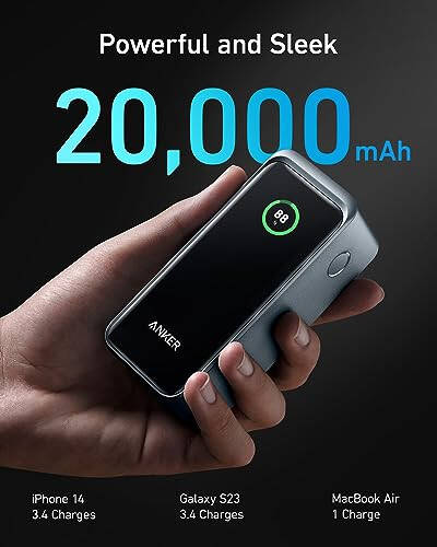 Портативный зарядный блок Anker Prime Power Bank 200 Вт, 20 000 мАч - 4