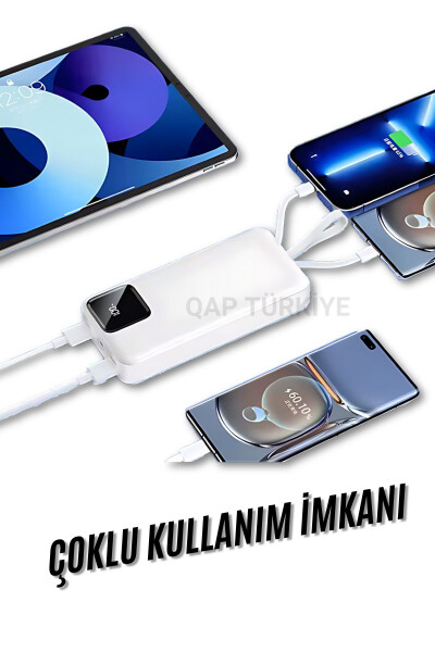 Powerbank 50000 Mah Pd 22,5w Süper Hızlı Şarj 3.0 Qualcomm Taşınabilir Power Bank - 6