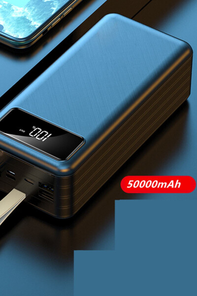 Powerbank 50000 Mah Pd 22,5w Süper Hızlı Şarj 3.0 Qualcomm Taşınabilir Power Bank - 15