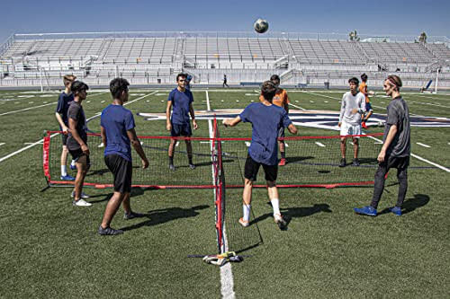 PowerNet 4 Yo'lli Futbol Tennis Tarmog'i, Qiziqarli Yangi O'yin va Mashg'ulot Uskunasi, Park yoki Plyajda O'ynang, 2 O'lcham - 5