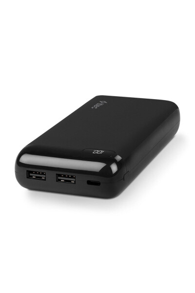 PowerSlim LCD 20.000 mAh Taşınabilir Şarj Aleti / Powerbank USB-C Giriş/Çıkış - 1