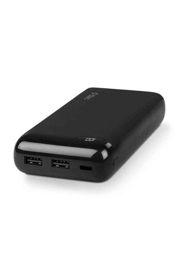 PowerSlim LCD 20.000 mAh Taşınabilir Şarj Aleti / Powerbank USB-C Giriş/Çıkış - 1