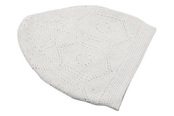 Prayer Cap (12 Pieces) White - 8111 - 3