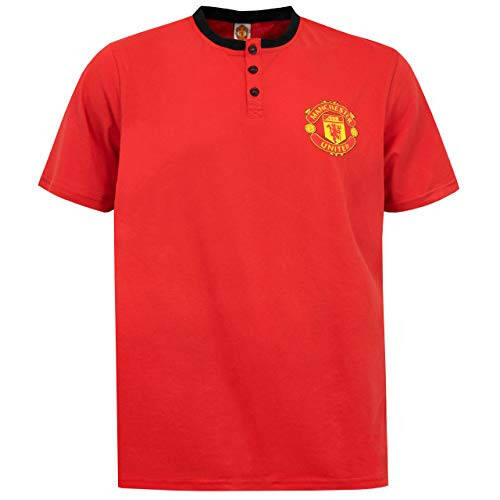 Premier League Mens Manchester United Pajamas Red Size - 2