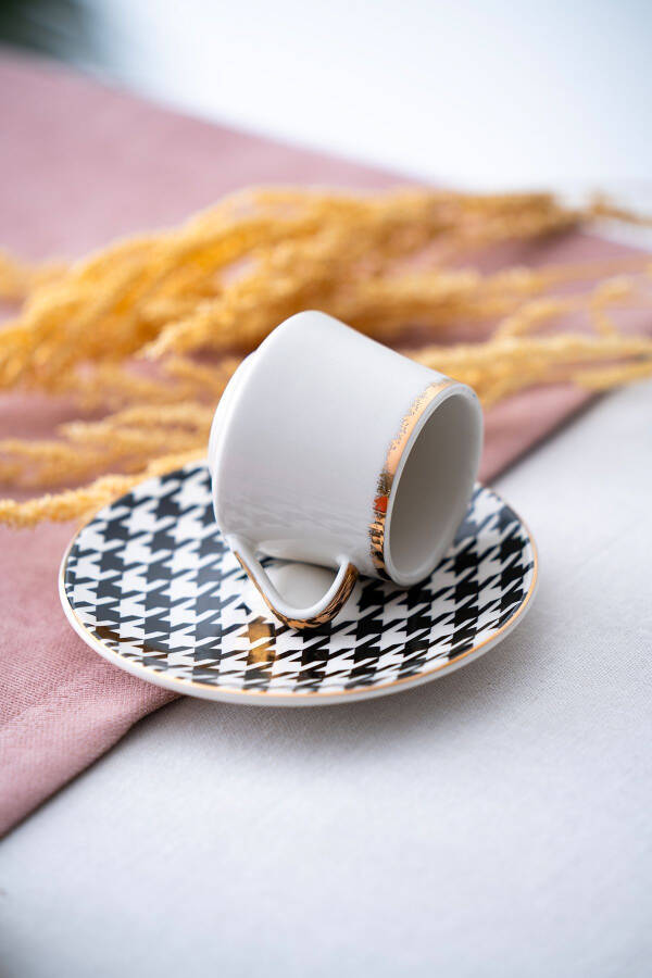 Premium 6-Piece Porcelain Coffee Cup Set - 2