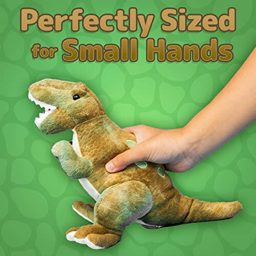 Prextex Plush Dinosaur Stuffed Animal, 4pk, 10'' Cute Dinosaur Plush Toys for Boys & Girls Ages 3+, Stuffed Dinosaurs for Boys, Soft Dino Plush Stuffed Animals Dinosaur Party Favors, Stuffed Dinosaur - 16