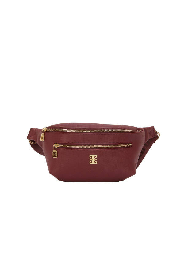 Print Burgundy Women's Waist Bag 05PO22Y1542 - 20