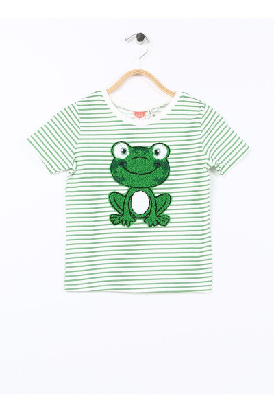 Printed Cashmere Baby T-shirt 3smb10012tk - 1