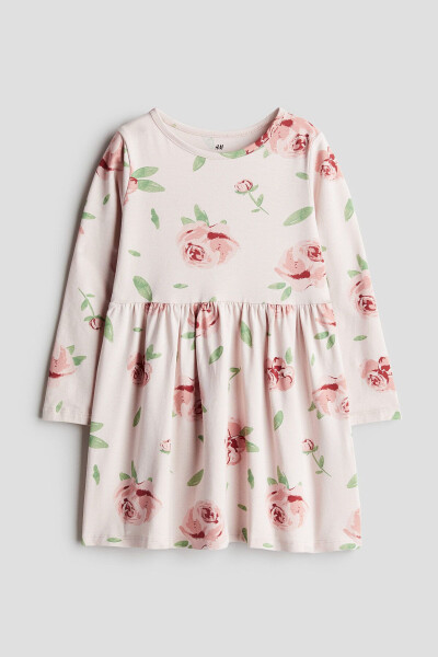 Printed cotton dress - 1