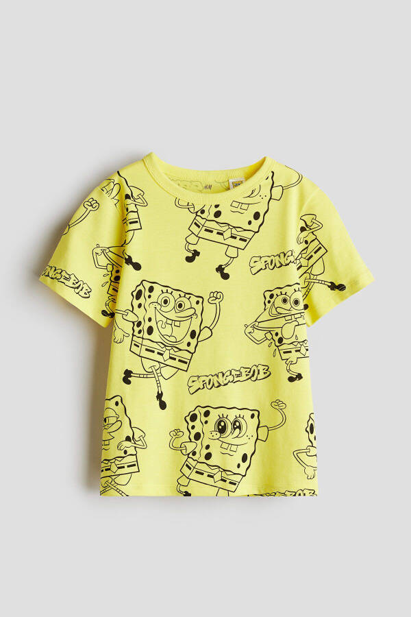 Printed cotton t-shirt - 1