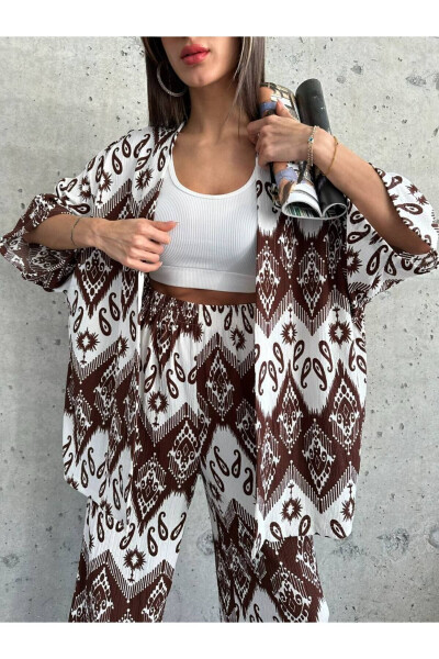 Printed Kimono Set - 3