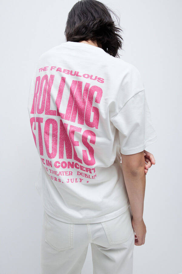 Printed oversized T-shirt - 1