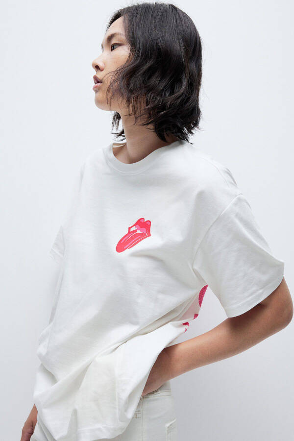 Printed oversized T-shirt - 6