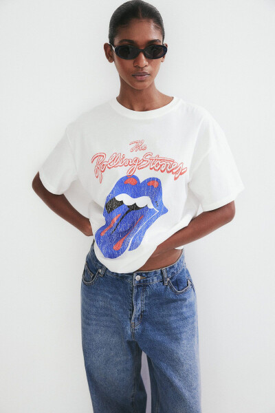 Printed oversized t-shirt - 1