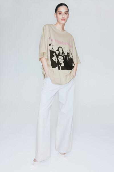 Printed Oversized T-Shirt - 1