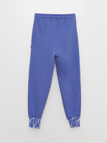 Printed Sweatpants for Girls with Elastic Waistband - 3