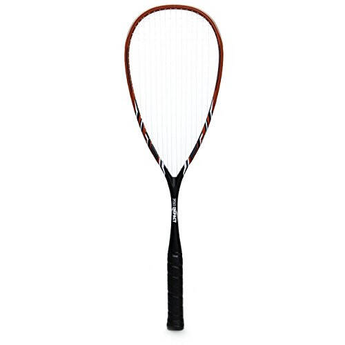 Pro Impact Grafit Karbon Fiber Squash Raketi - Tam Boyutu Hafif - Taşıma Çantası ve Dayanıklı Tellerle - Saf Grafitten Üretilmiş, Her Seviyede Oyunu Geliştirmek İçin Tasarlanmış - 5