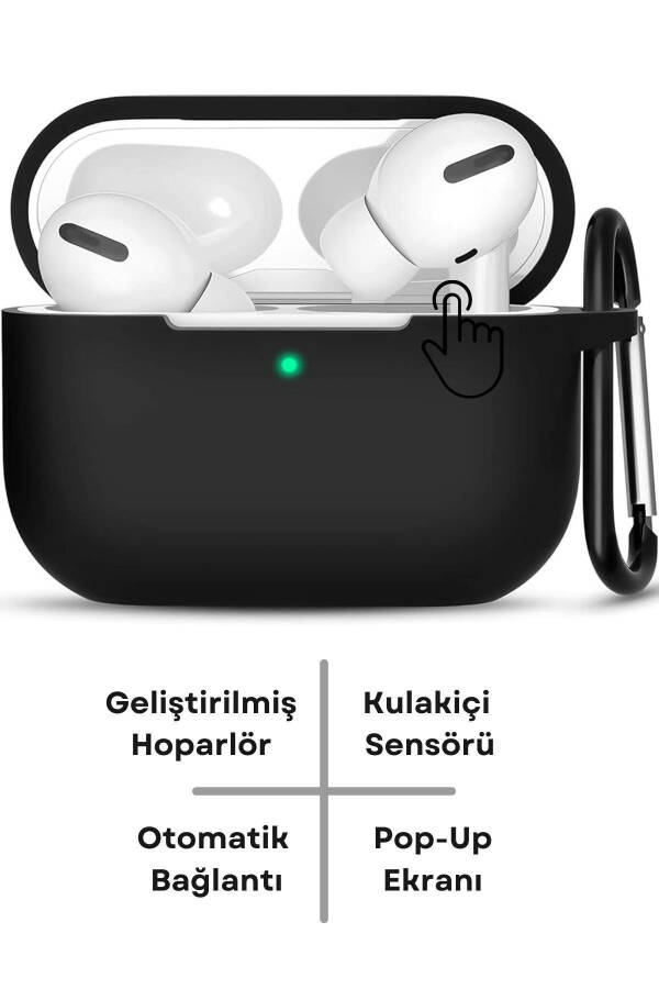 Pro İos Android Uyumlu Yeni Nesil Wireless Charge Bluetooth Kulaklık Kılıf Hediyeli - 3