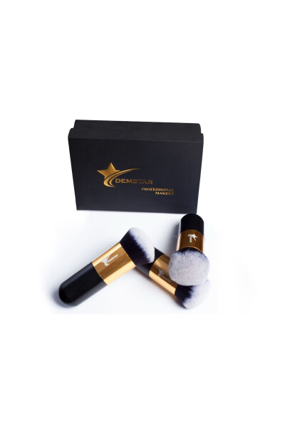 Professional Make-up Luxury Kabuki Foundation And Blush Makeup Brush Dm - 6