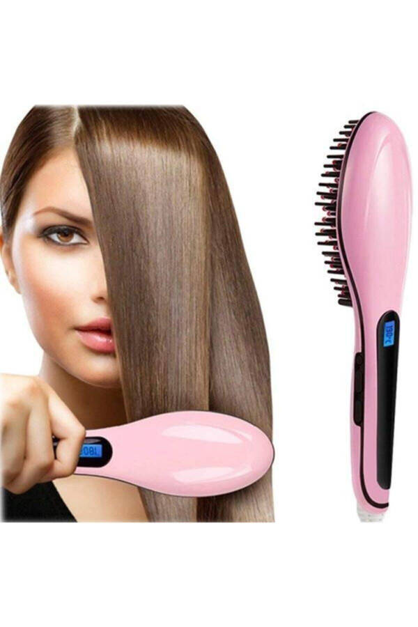 Profesyonel Elektrikli Saç Düzleştirici Tarak Fast Hair Straightener - 19