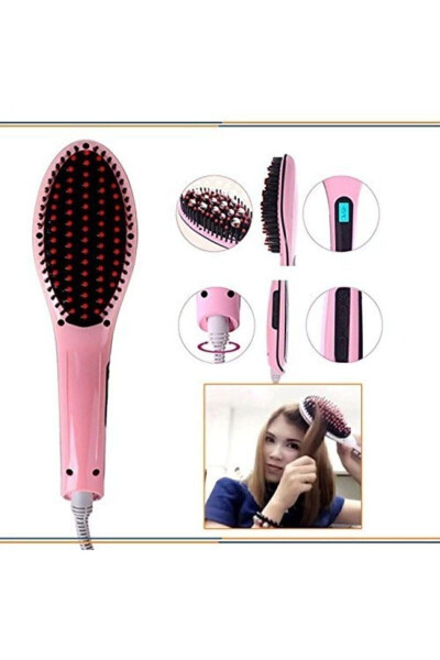 Profesyonel Elektrikli Saç Düzleştirici Tarak Fast Hair Straightener - 15