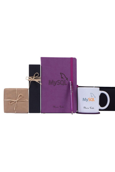 Programmer MySQL Designed Mug Agenda Pen Chocolate Birthday Gift - 1