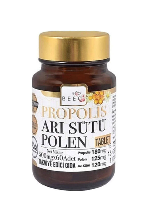 Propolis Asal Suti Polen Kattalar Uchun 60 Tabletka - 2