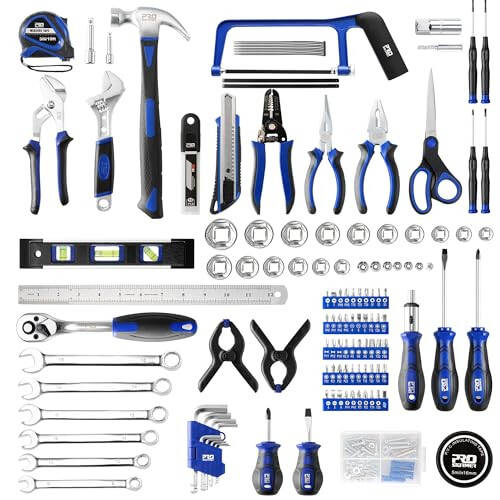 Prostormer Tool Kit for Home, 259-Piece Household Hand Tool Kit with Heavy Duty Aluminium Tool Box, All-Purpose Tools for House, RV, Car, Workshop and More - 2