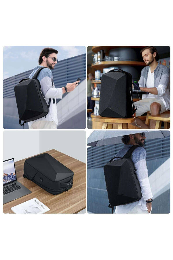 Protector Laptop Backpack with Lock, USB Charging Kit, Bag Mr9405_00 45x15x30 Cm - 21