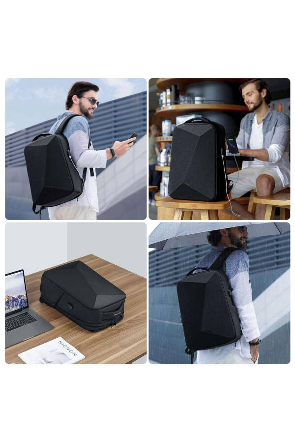 Protector Laptop Backpack with Lock, USB Charging Kit, Bag Mr9405_00 45x15x30 Cm - 7