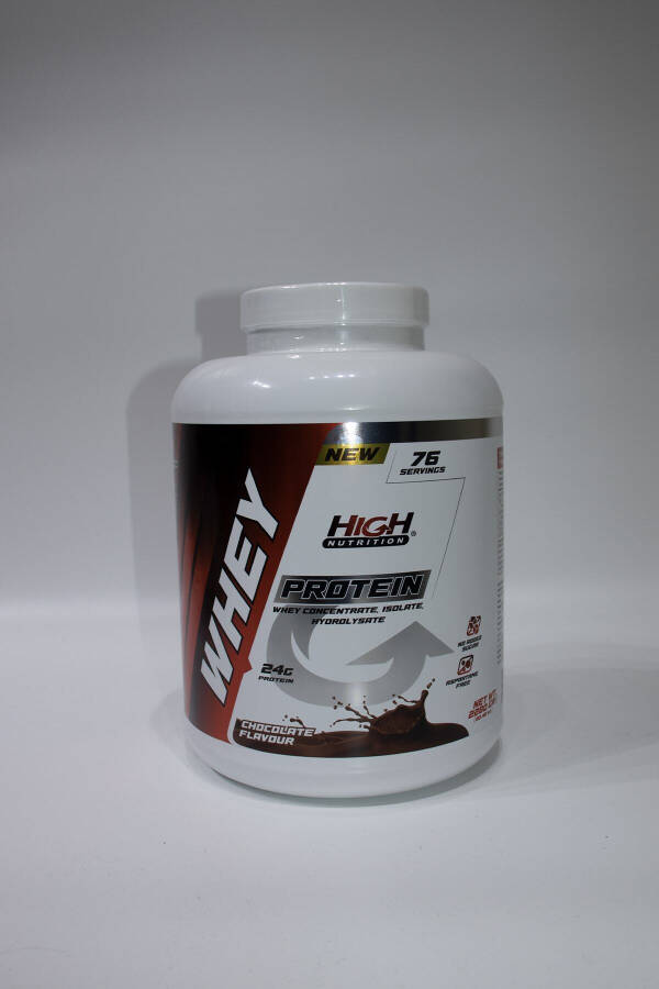 Protein Powder 2280g Chocolate Flavored Whey Protein 24g Protein 76 Servings - 6