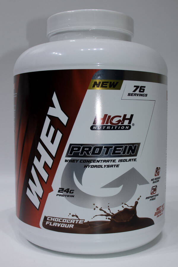 Protein Tozu 2280 Gr Çikolata Aromalı Whey Protein 24 Gram Protein 76 Servis - 5