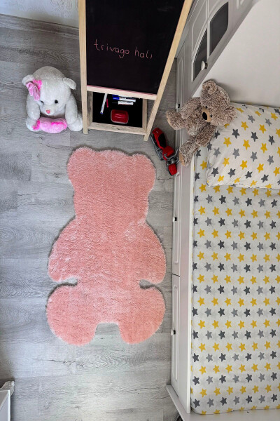 Pufi Soft Plush Bear Rug Fur Children's Room Baby Room Living Room Rug - 9