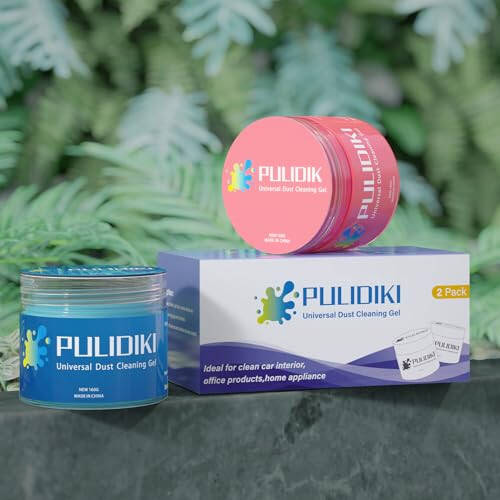 PULIDIKI Car Cleaning Gel for Car Detailing Kits Car Putty Auto Detailing Tools Car Interior Cleaner Car Cleaning Slime Car Accessories Keyboard Cleaner Blue Pink (2Pack) - 4