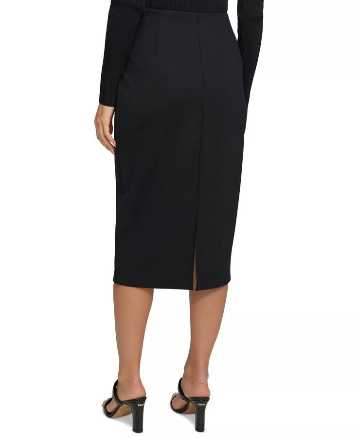 Pull-On Pencil Skirt Black - 2