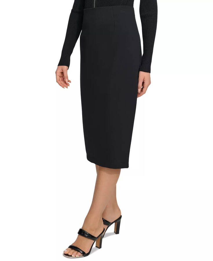 Pull-On Pencil Skirt Black - 3